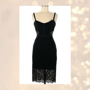 NWT Express Black Lace Pencil / Bodycon /Cocktail Dress